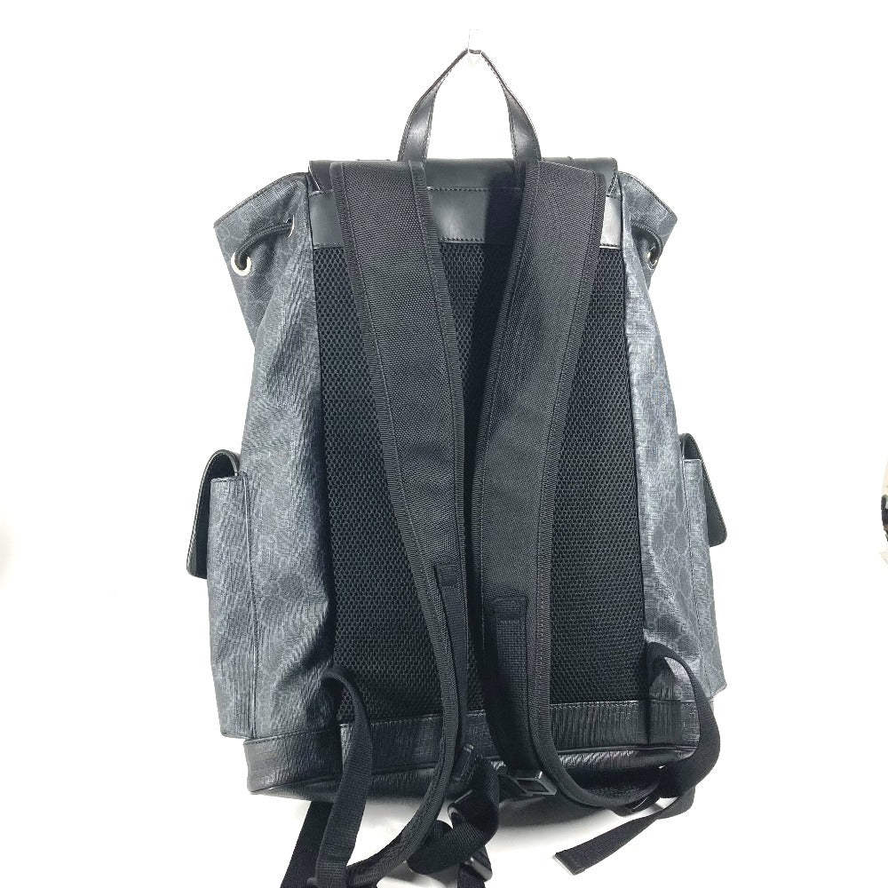 GUCCI Backpack 49556 GG Supreme Canvas black GG Supreme Tiger