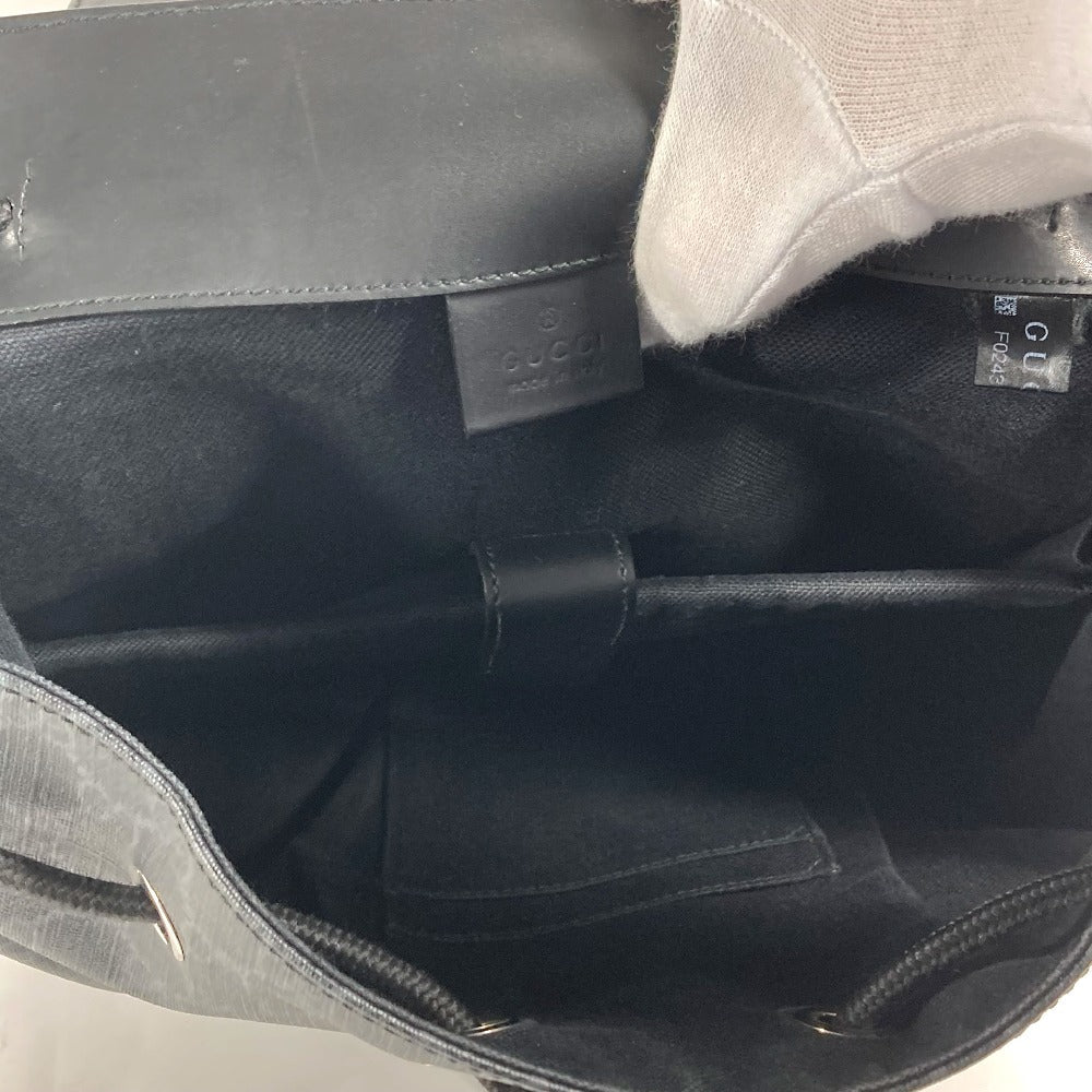 GUCCI Backpack 49556 GG Supreme Canvas black GG Supreme Tiger