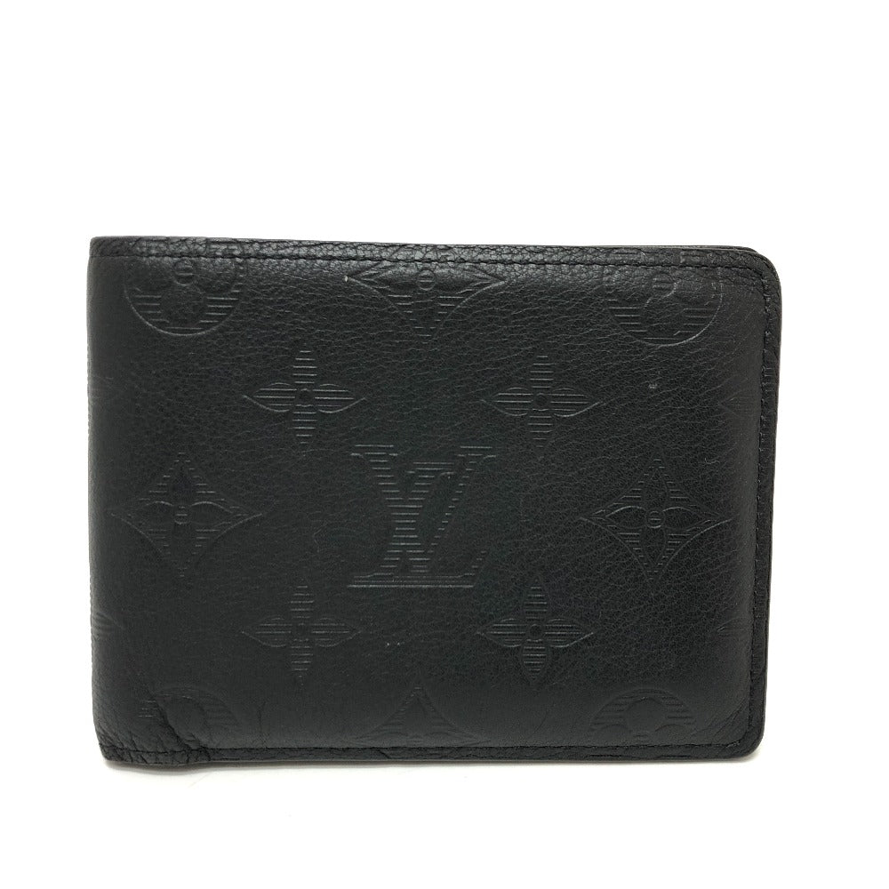 LOUIS VUITTON Folded wallet M62901 Monogram shadow leather black Monogram Portefeuille Multripru