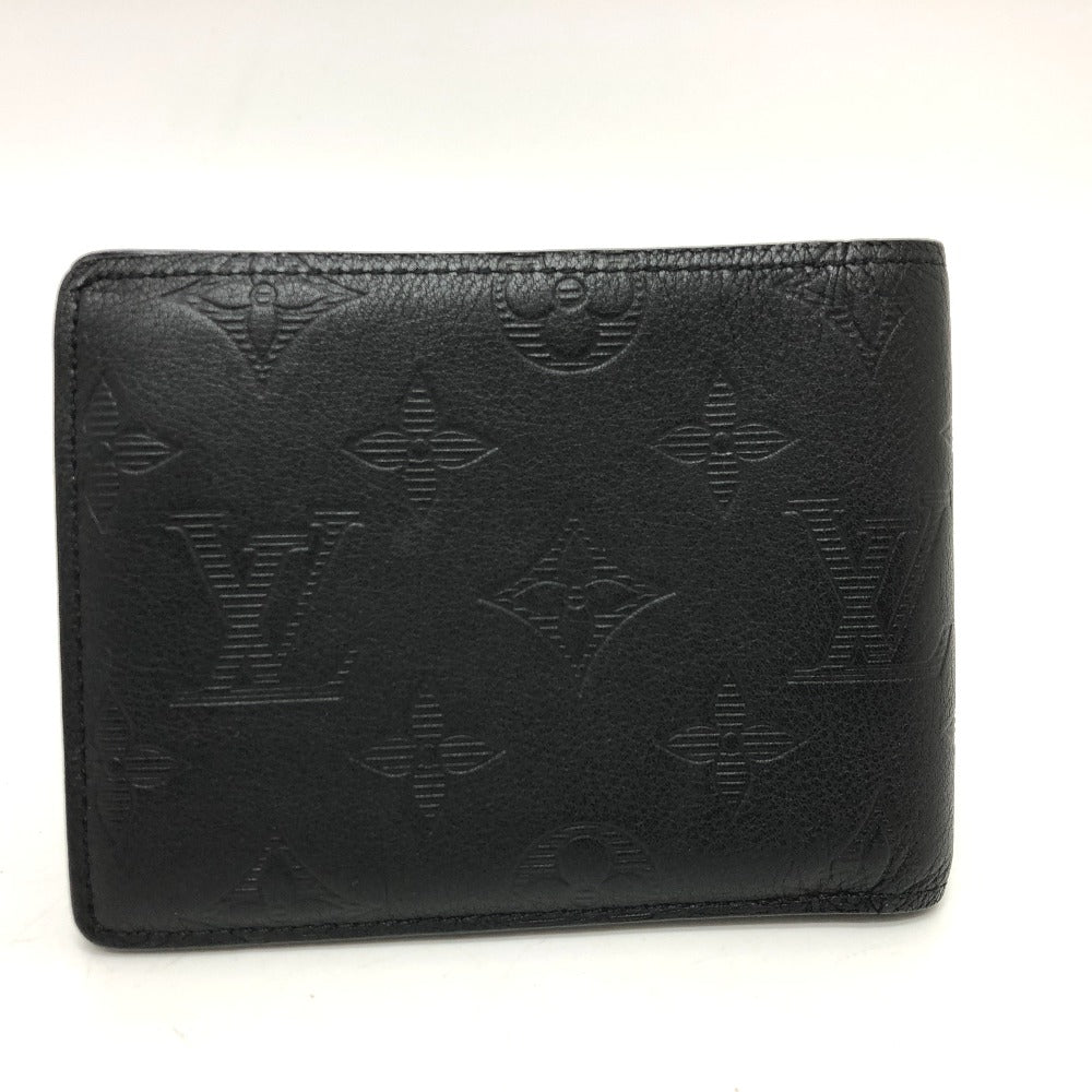 LOUIS VUITTON Folded wallet M62901 Monogram shadow leather black Monogram Portefeuille Multripru