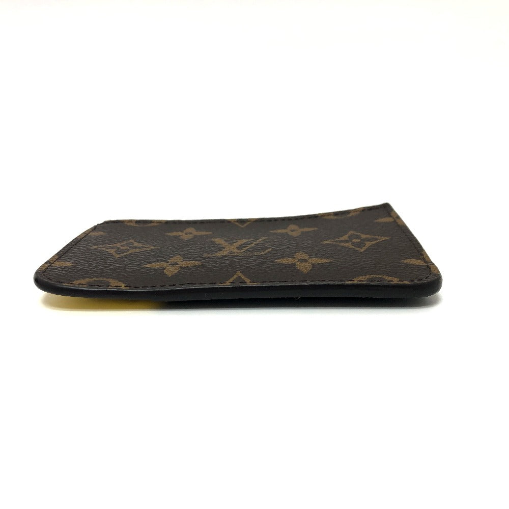 LOUIS VUITTON Coin case M81882 Monogram canvas Brown x yellow Monogram Porto Cult Romy mens Used