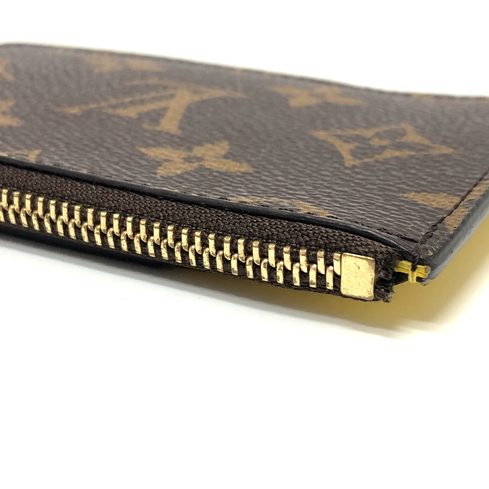 LOUIS VUITTON Coin case M81882 Monogram canvas Brown x yellow Monogram Porto Cult Romy mens Used