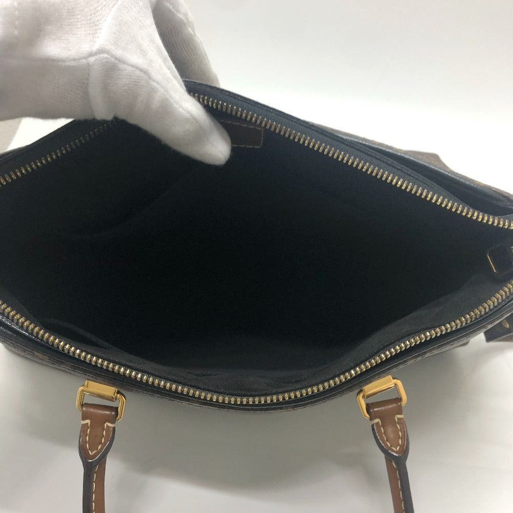 LOUIS VUITTON Handbag M41064 Monogram canvas Brown x black Monogram Pallas