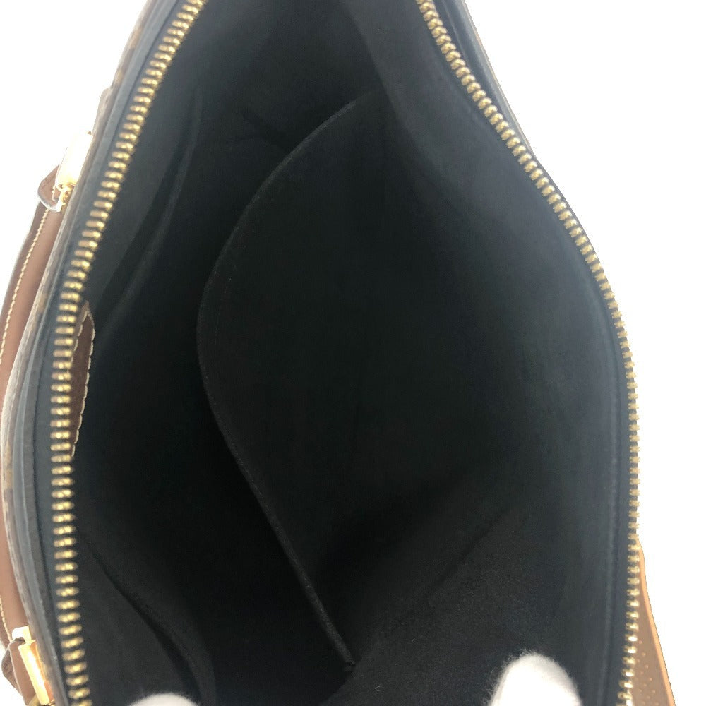 LOUIS VUITTON Handbag M41064 Monogram canvas Brown x black Monogram Pallas
