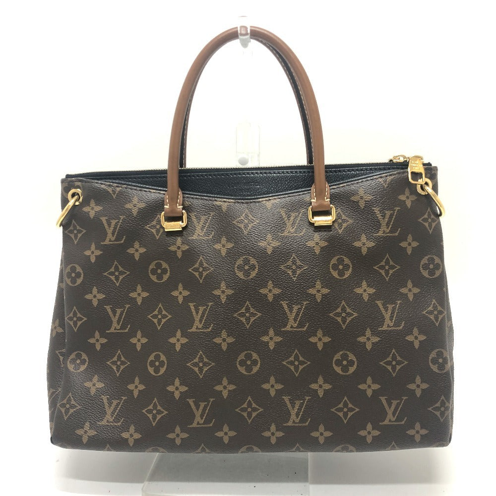 LOUIS VUITTON Handbag M41064 Monogram canvas Brown x black Monogram Pallas