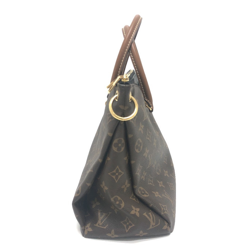 LOUIS VUITTON Handbag M41064 Monogram canvas Brown x black Monogram Pallas