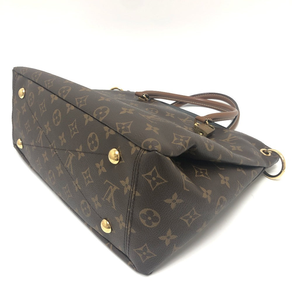 LOUIS VUITTON Handbag M41064 Monogram canvas Brown x black Monogram Pallas