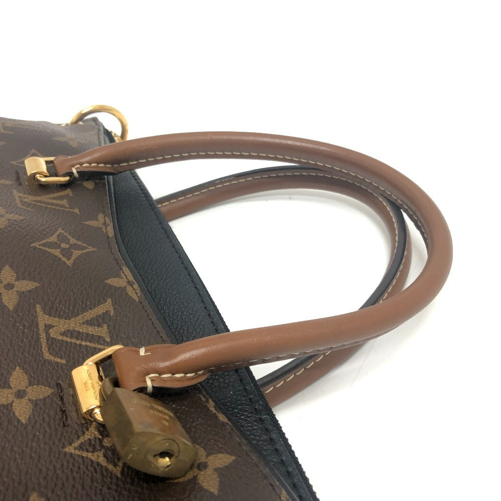 LOUIS VUITTON Handbag M41064 Monogram canvas Brown x black Monogram Pallas