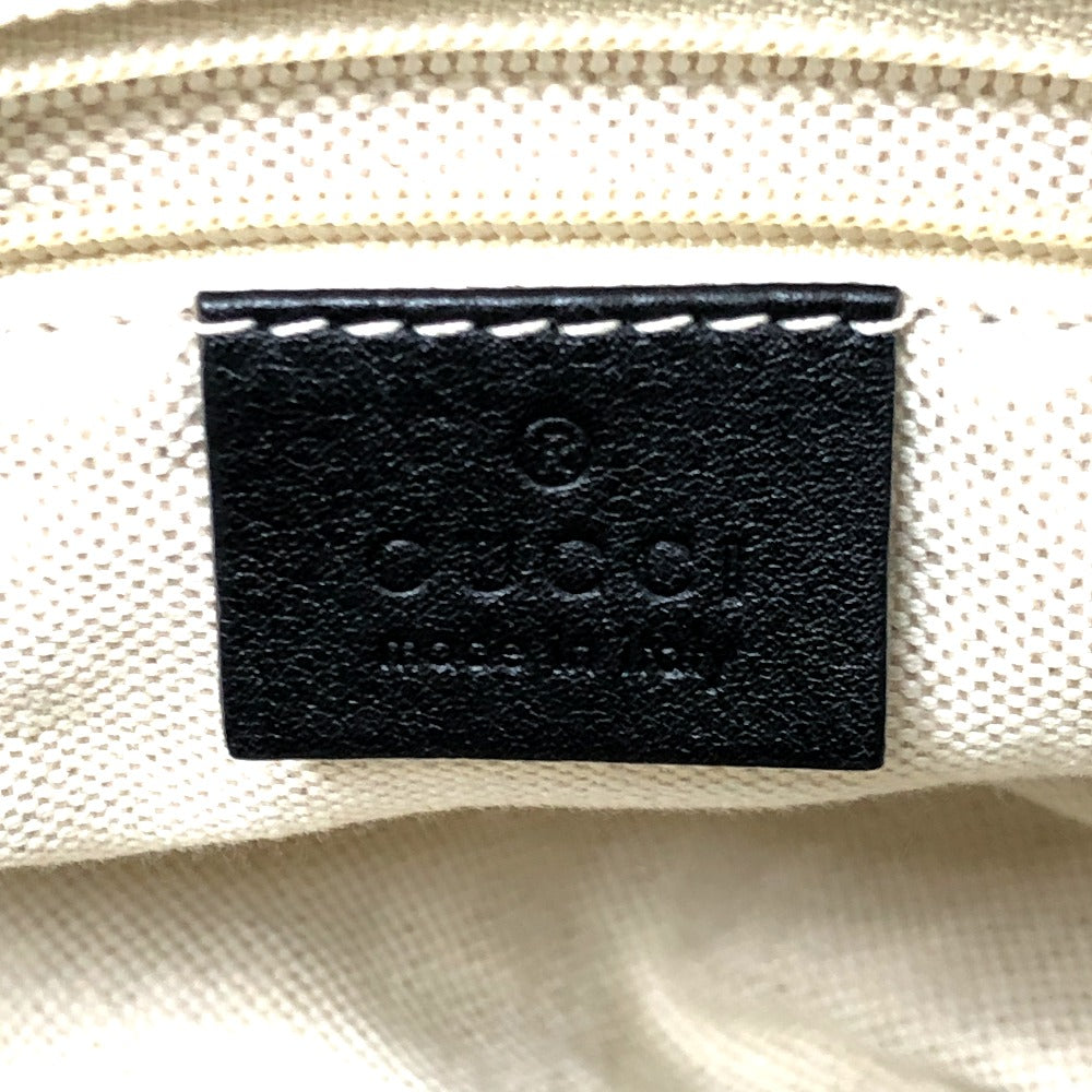 GUCCI Handbag 247902 leather black Guccisima Sukey Women Secondhand