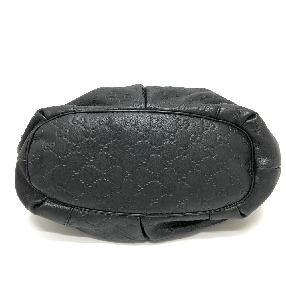 GUCCI Handbag 247902 leather black Guccisima Sukey Women Secondhand