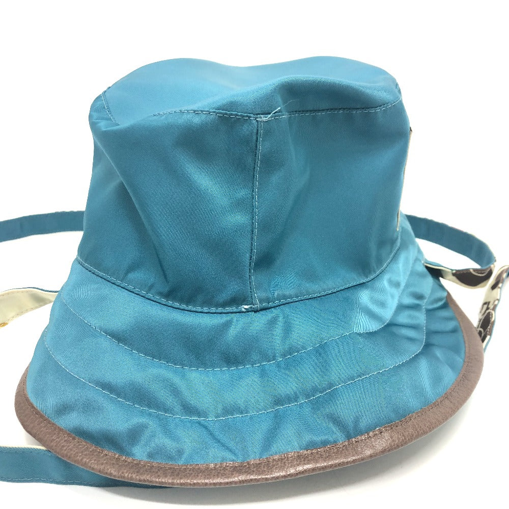 GUCCI hat 652942 Nylon White x blue Reversible logo THE NORTH FACE North Face collaboration unisex(Unisex) Used