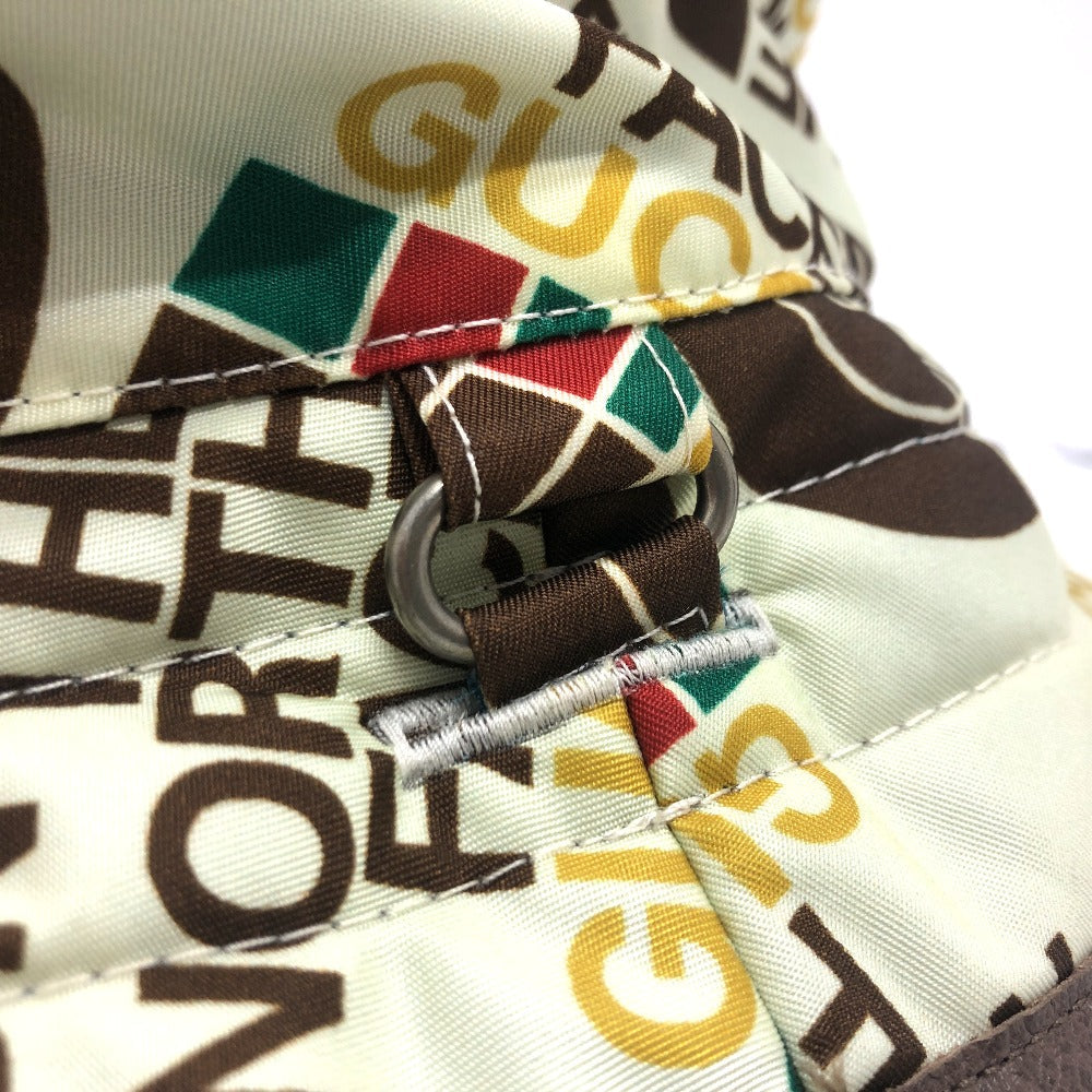 GUCCI hat 652942 Nylon White x blue Reversible logo THE NORTH FACE North Face collaboration unisex(Unisex) Used