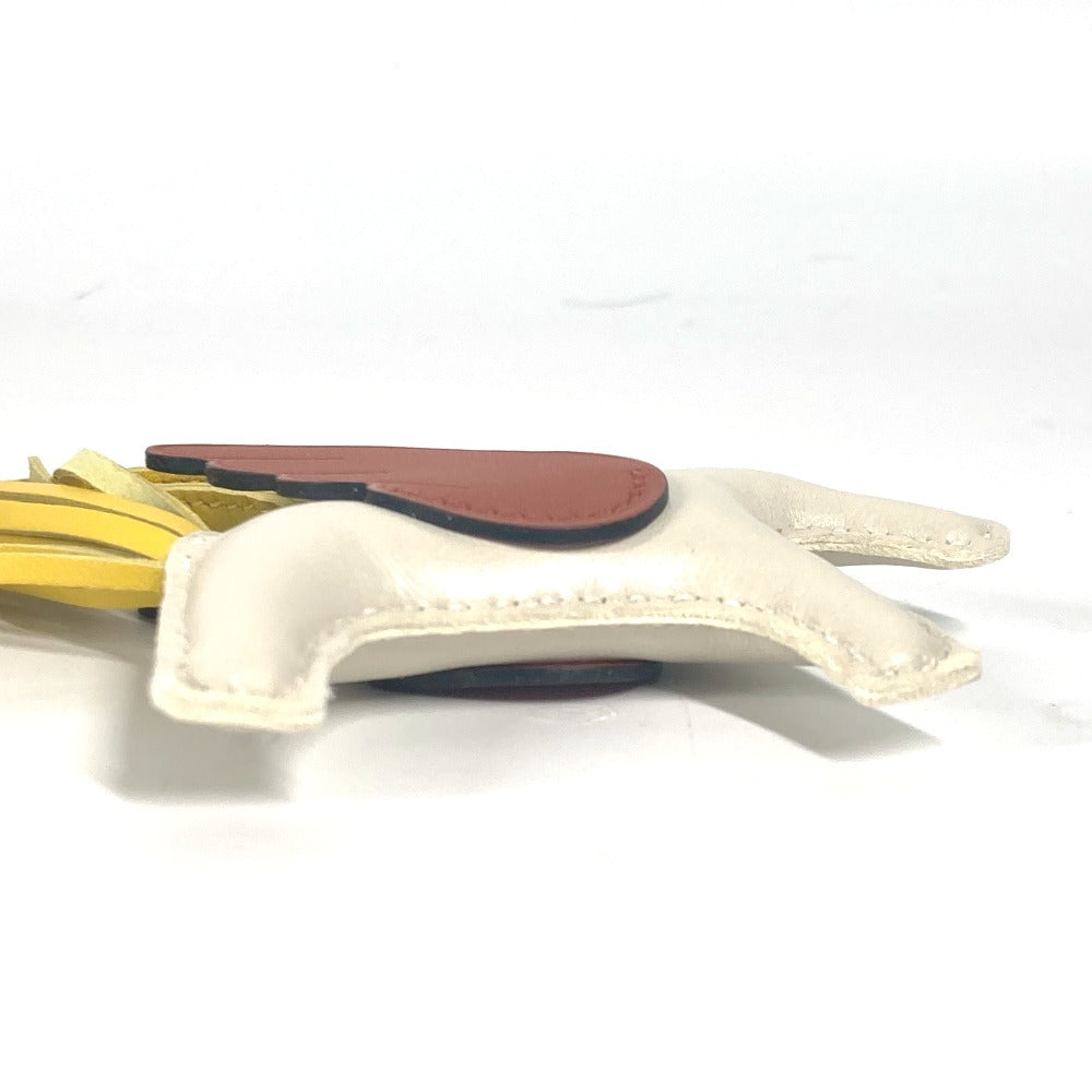 HERMES charm Anyo Miro White x brown x yellow Rodeo Pegasus PM Women Used