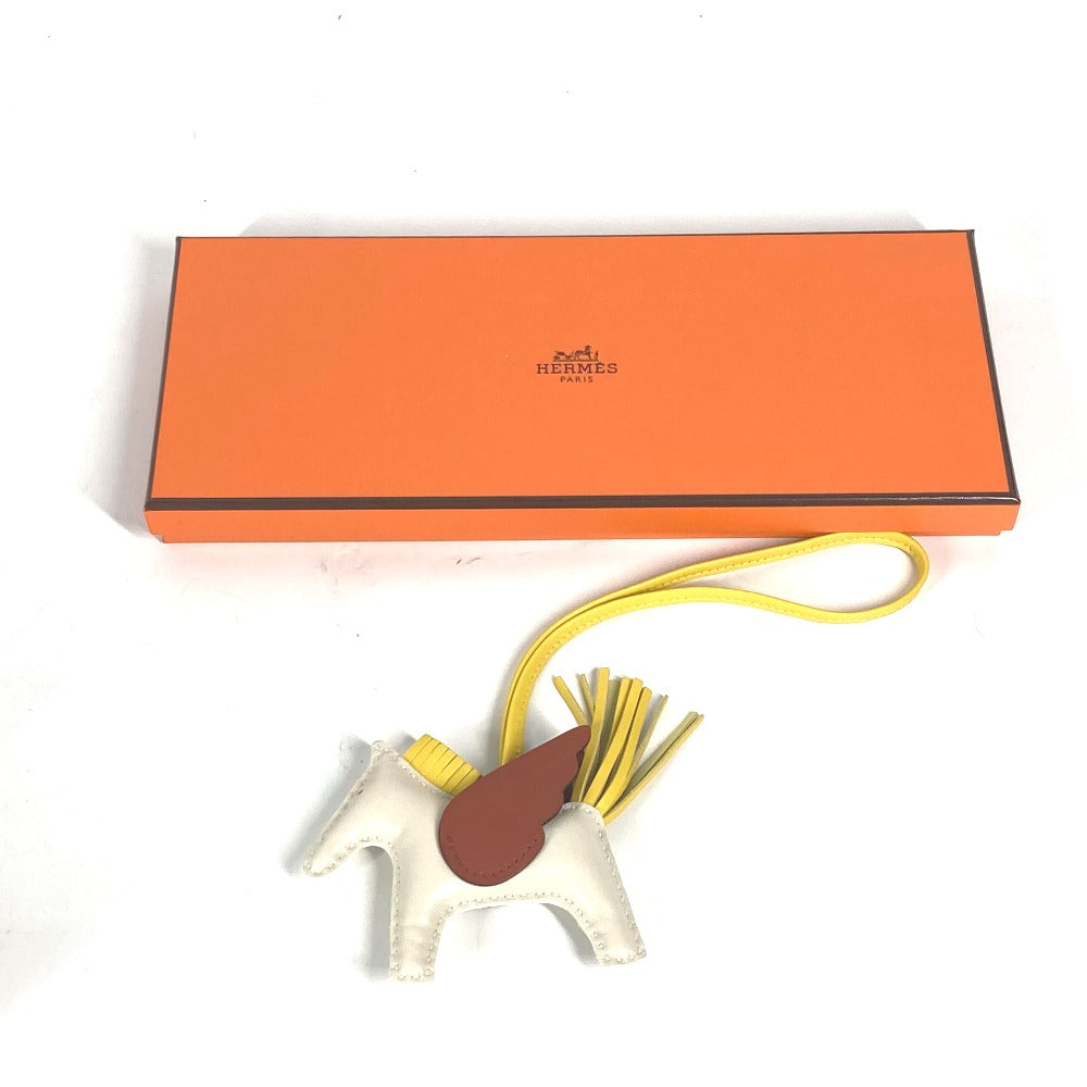 HERMES charm Anyo Miro White x brown x yellow Rodeo Pegasus PM Women Used
