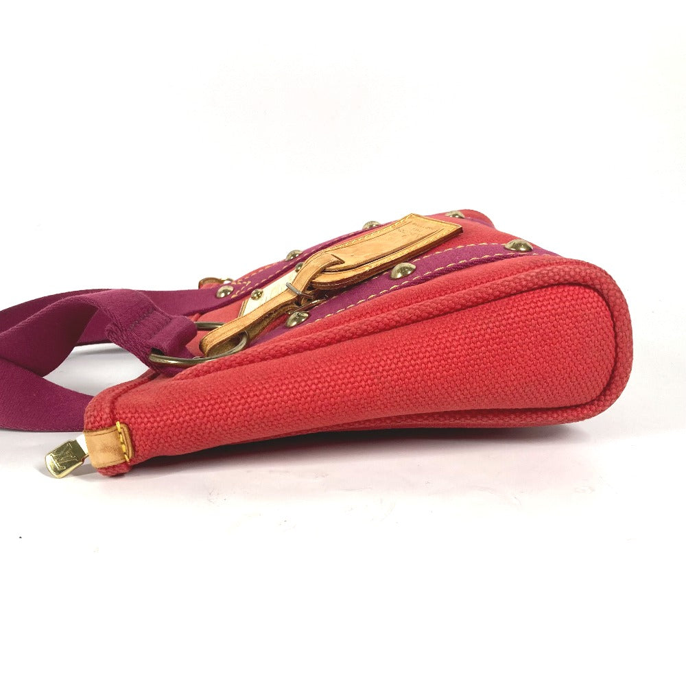 LOUIS VUITTON Handbag M40037 canvas Red Antigua Hippo PM Women Used