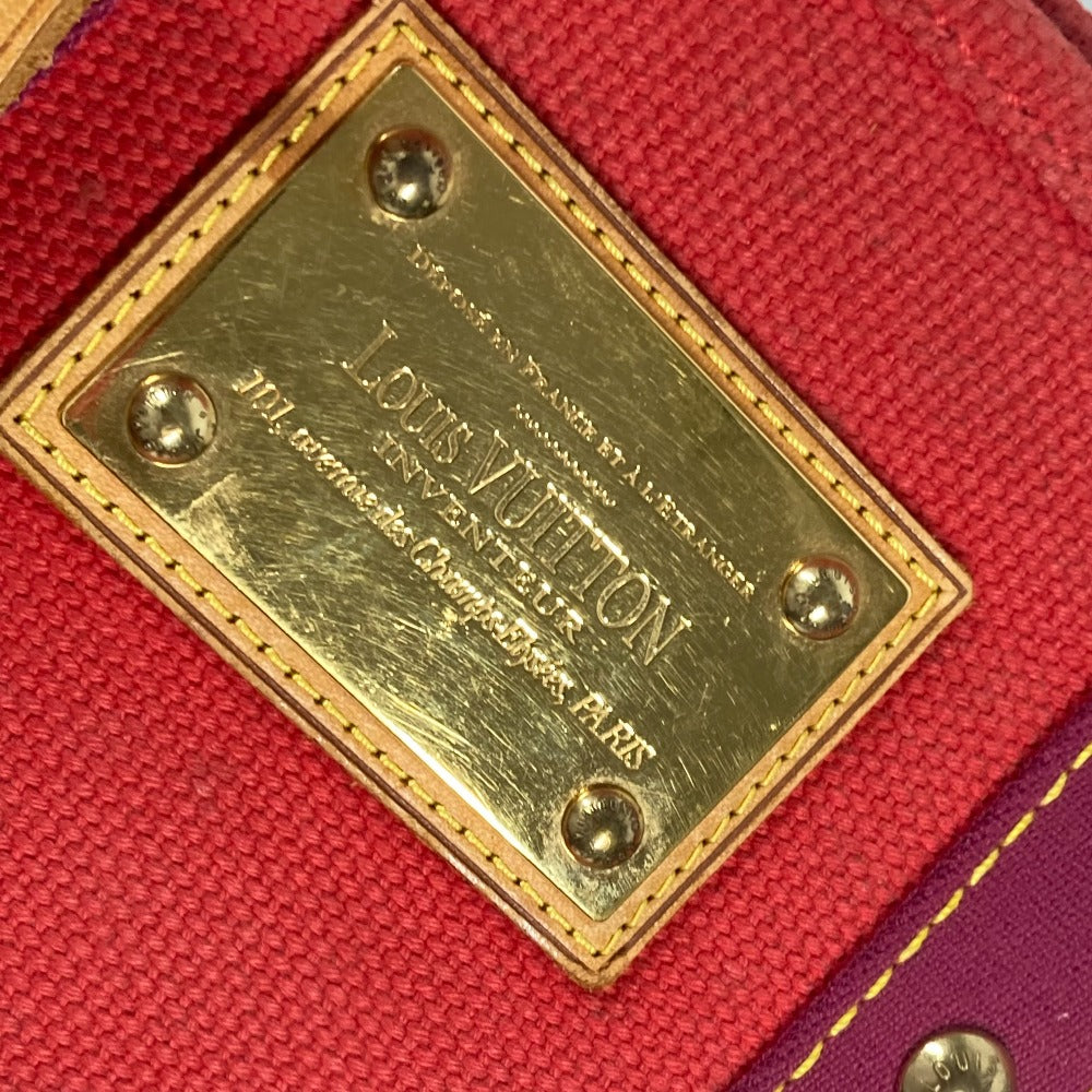 LOUIS VUITTON Handbag M40037 canvas Red Antigua Hippo PM Women Used