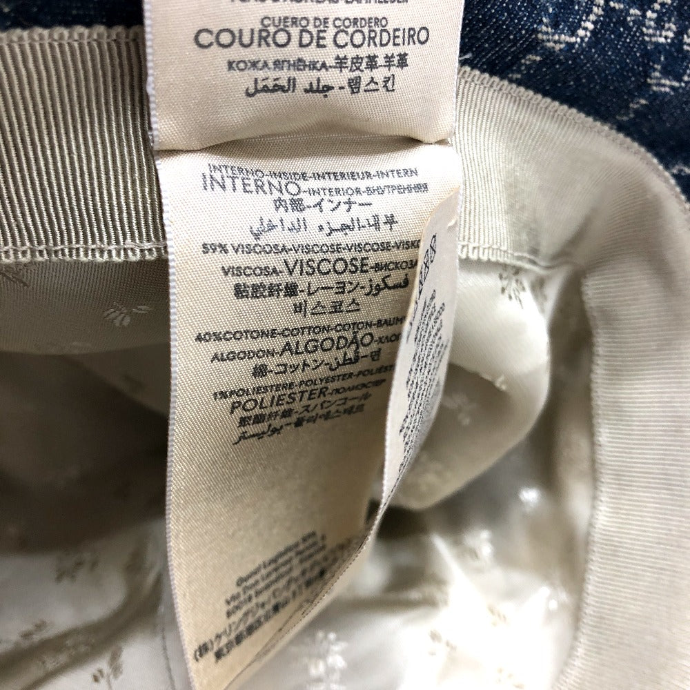 GUCCI hat 576371 cotton blue GG denim Women S Used