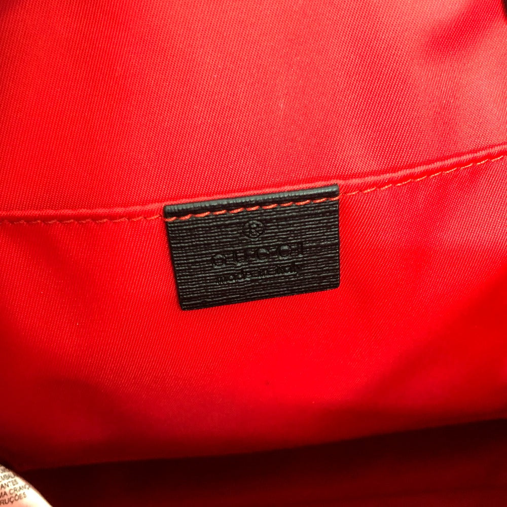 GUCCI Tote Bag 664083 GG Supreme canvas, leather Beige x red Chilled license GG Supreme Ladybug Women Used