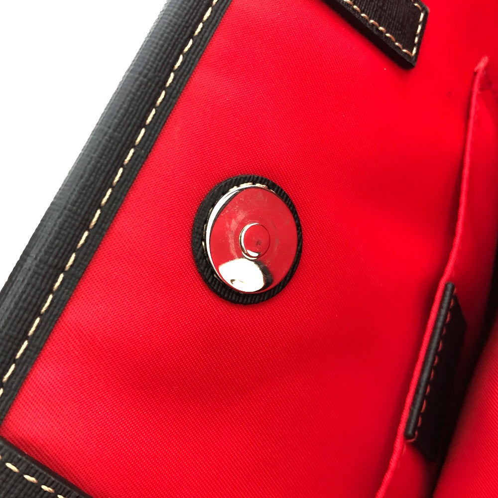 GUCCI Tote Bag 664083 GG Supreme canvas, leather Beige x red Chilled license GG Supreme Ladybug Women Used