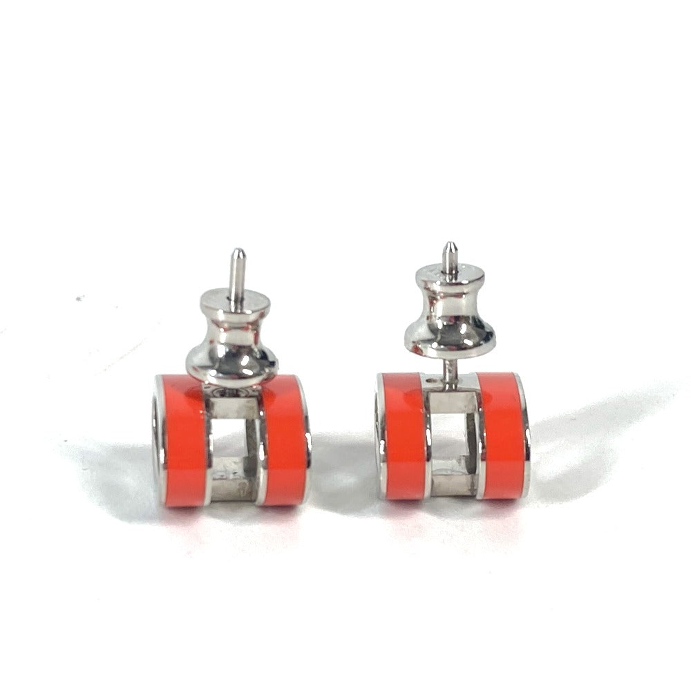 HERMES Pierce Gold Plated Orange H logo pop ash mini