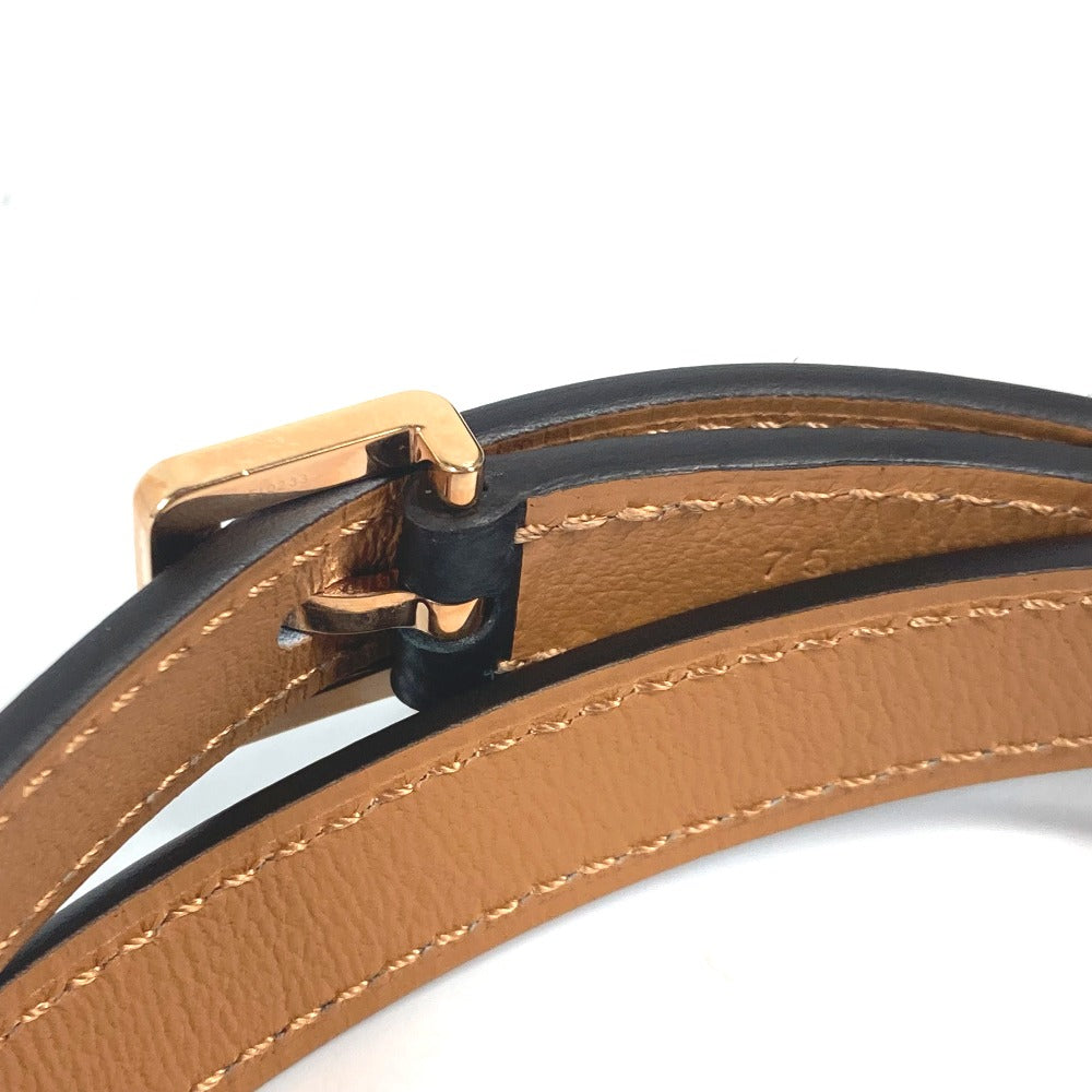 HERMES belt Epsom black H logo Belt Pop H 15 Women 75 Used