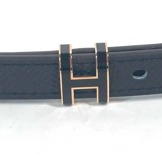 HERMES belt Epsom black H logo Belt Pop H 15 Women 75 Used