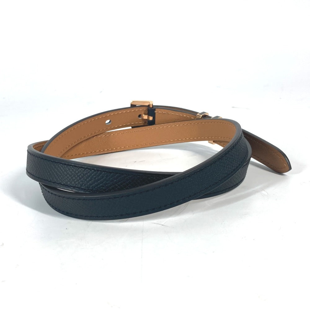 HERMES belt Epsom black H logo Belt Pop H 15 Women 75 Used