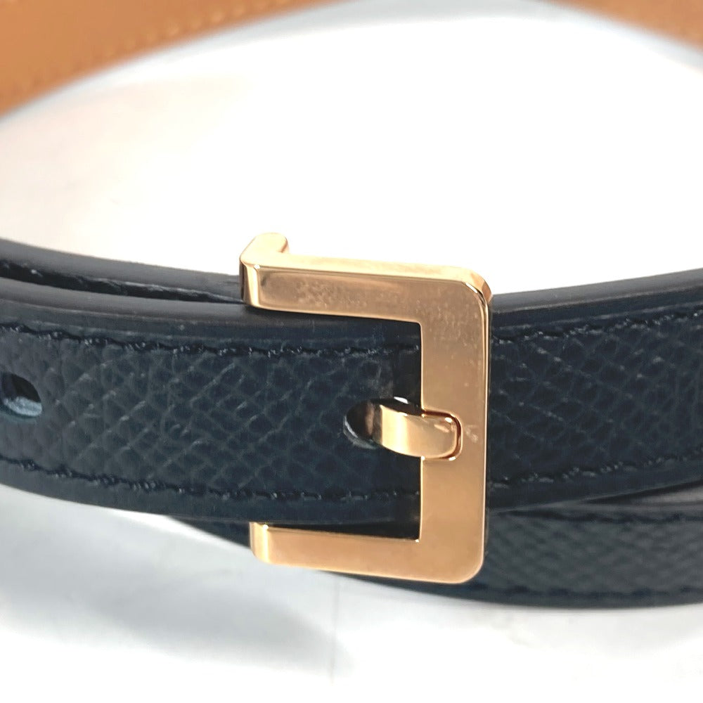 HERMES belt Epsom black H logo Belt Pop H 15 Women 75 Used