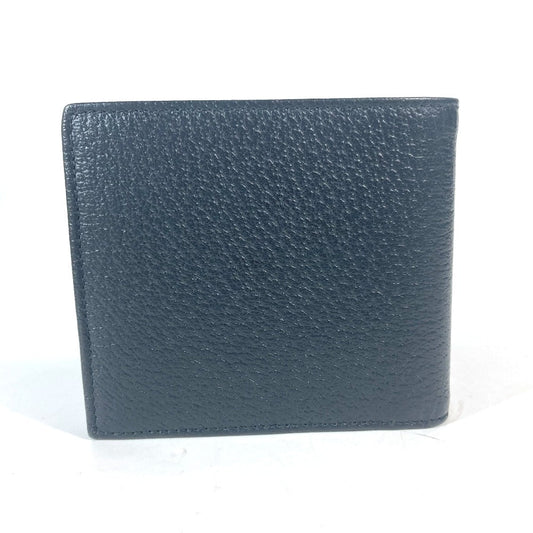 GUCCI Folded wallet 700464 leather black Mini wallet Horsebit mens Used