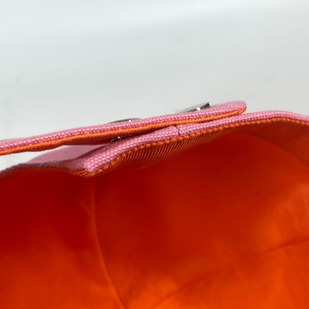 HERMES cap H23100N cotton pink Sun Series Button Davis Sunshine 57
