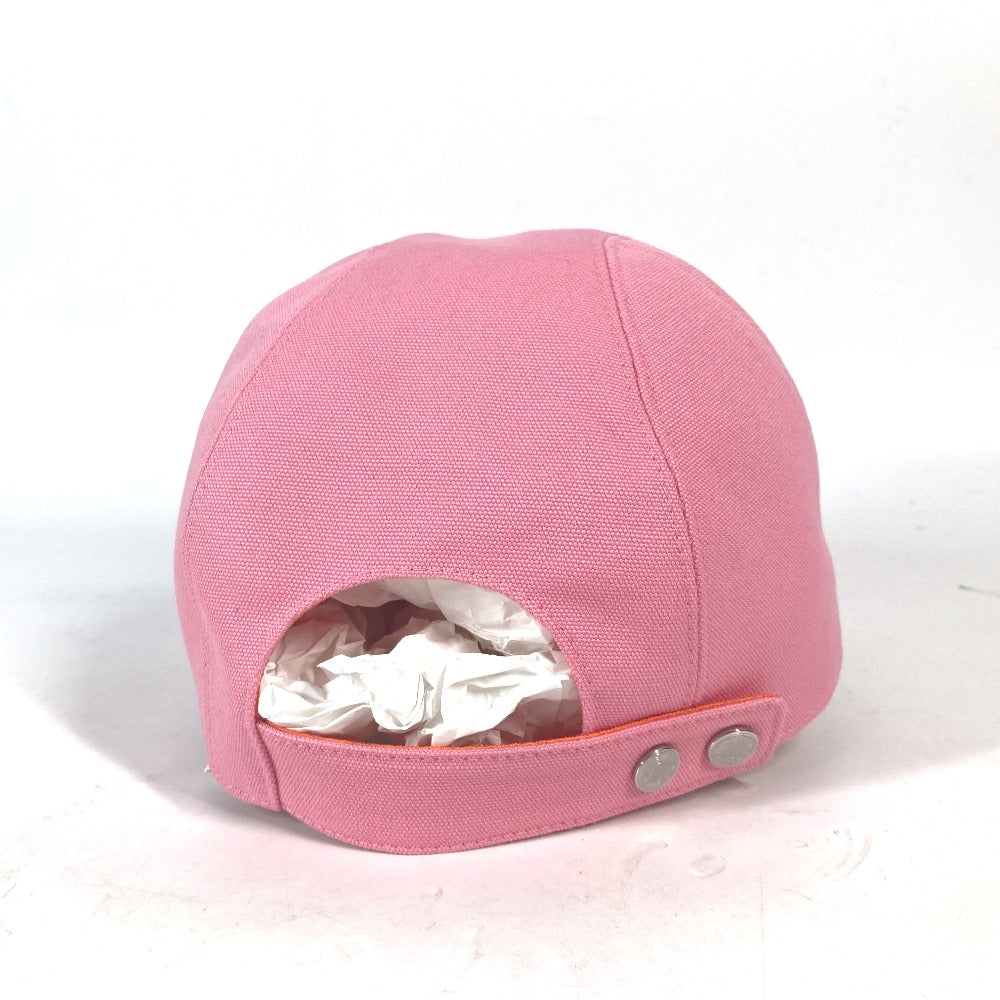 HERMES cap H23100N cotton pink Sun Series Button Davis Sunshine 57