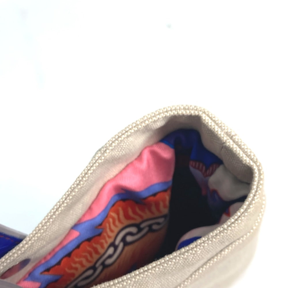 HERMES Tote Bag Canvas, Silk beige Handbag Petit Ash