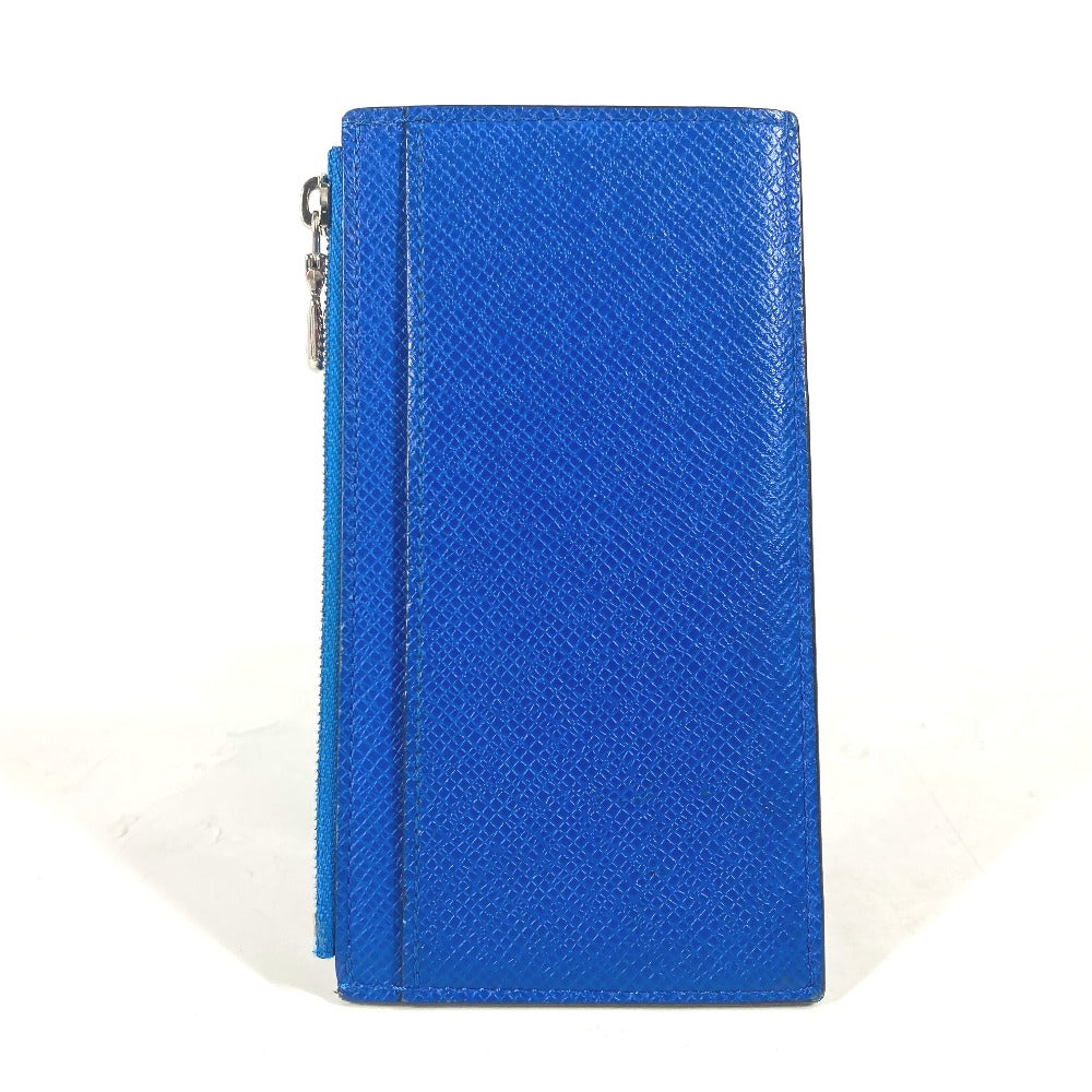 LOUIS VUITTON Coin case M80987 Taiga Leather blue Taiga Coin card holder