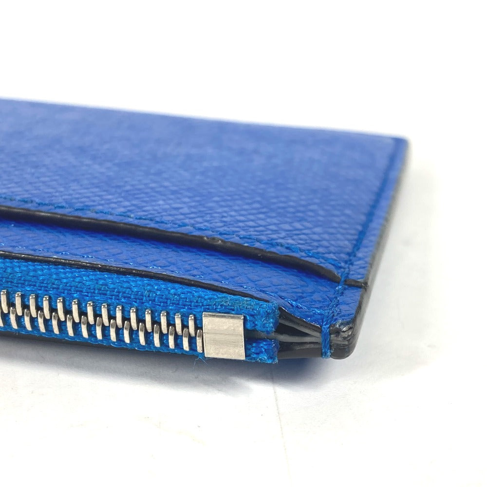 LOUIS VUITTON Coin case M80987 Taiga Leather blue Taiga Coin card holder