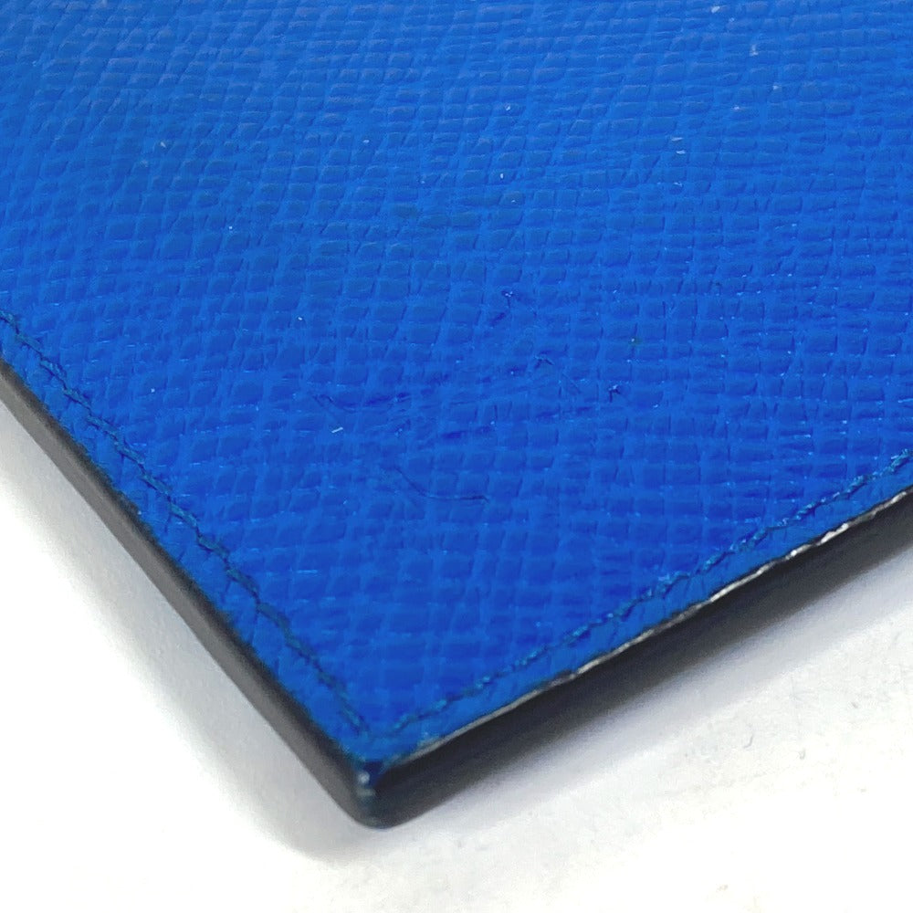LOUIS VUITTON Coin case M80987 Taiga Leather blue Taiga Coin card holder