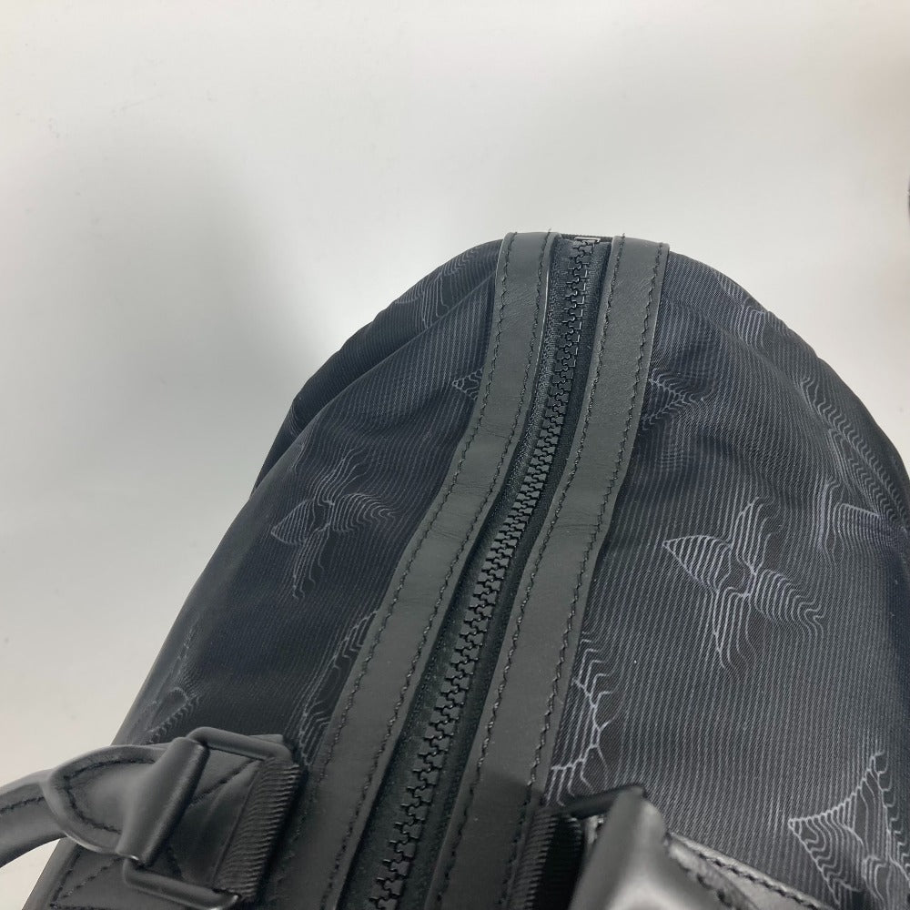 LOUIS VUITTON Boston Duffel bag M45602 Nylon black 3D monogram Keepall reversible bandouliere 50