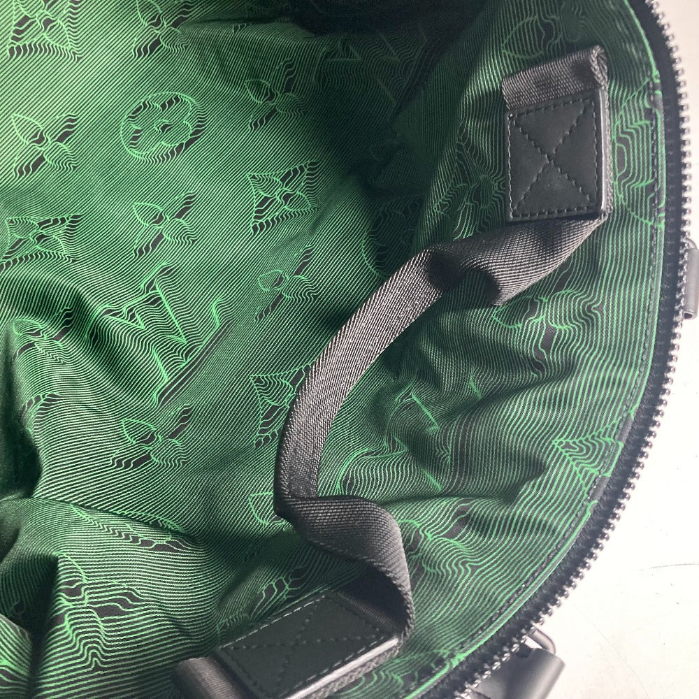 LOUIS VUITTON Boston Duffel bag M45602 Nylon black 3D monogram Keepall reversible bandouliere 50