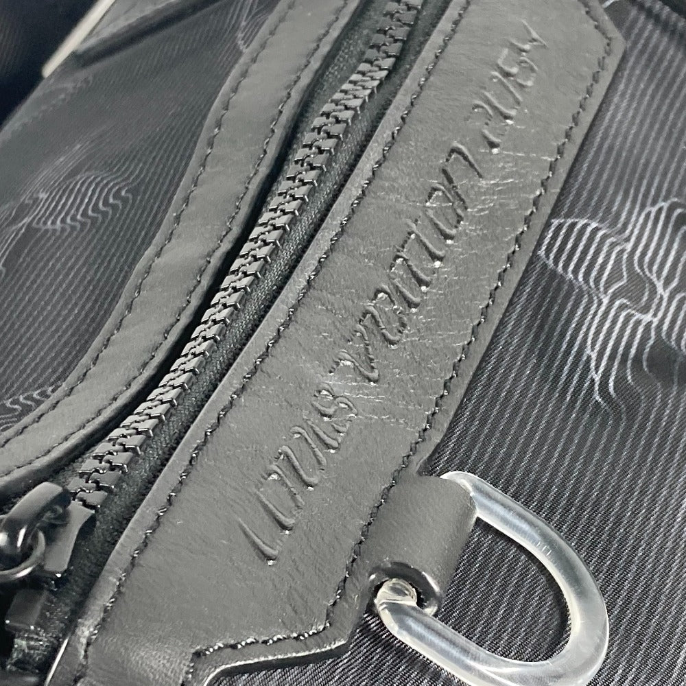 LOUIS VUITTON Boston Duffel bag M45602 Nylon black 3D monogram Keepall reversible bandouliere 50