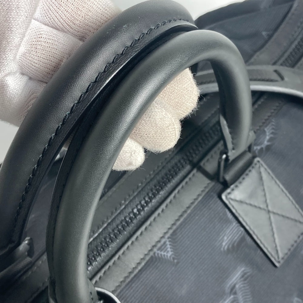 LOUIS VUITTON Boston Duffel bag M45602 Nylon black 3D monogram Keepall reversible bandouliere 50