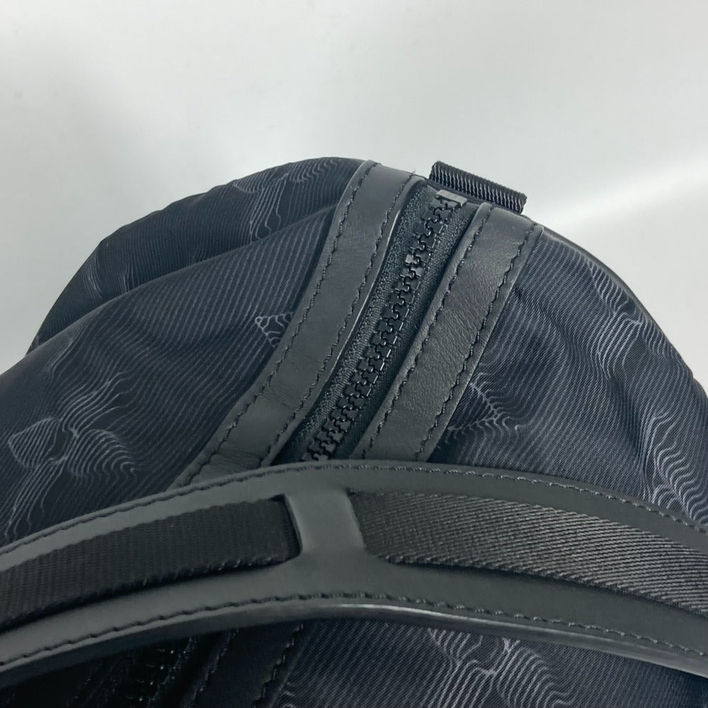 LOUIS VUITTON Boston Duffel bag M45602 Nylon black 3D monogram Keepall reversible bandouliere 50