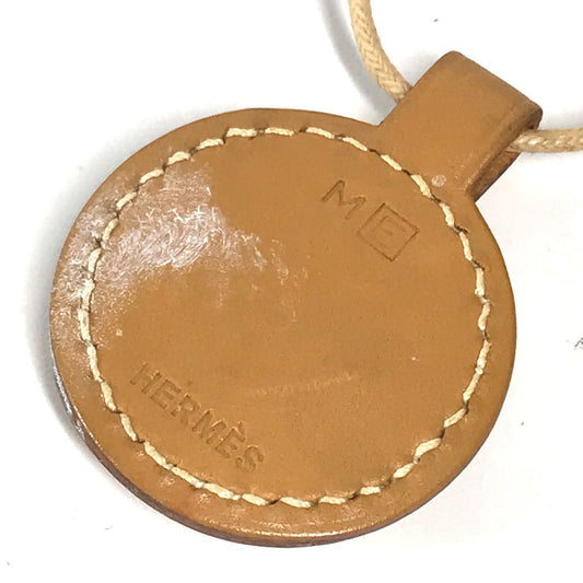 HERMES Necklace leather beige Touareg unisex(Unisex) Used