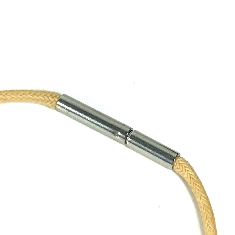 HERMES Necklace leather beige Touareg unisex(Unisex) Used