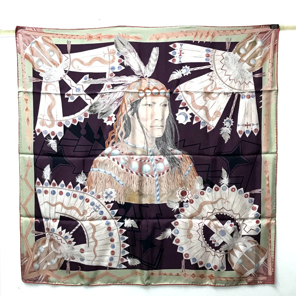 HERMES scarf silk multicolor Carre90 Cosmogonie Apache Cosmology