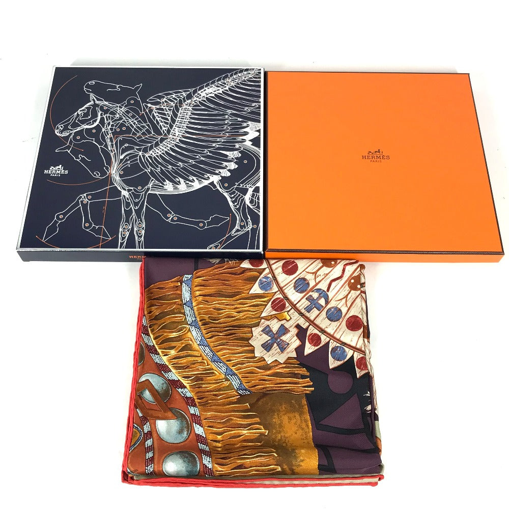 HERMES scarf silk multicolor Carre90 Cosmogonie Apache Cosmology