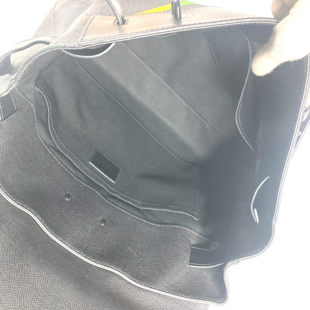 LOUIS VUITTON Handbag M30339 Taiga Leather black Taiga rainbow Steamer PM mens Used