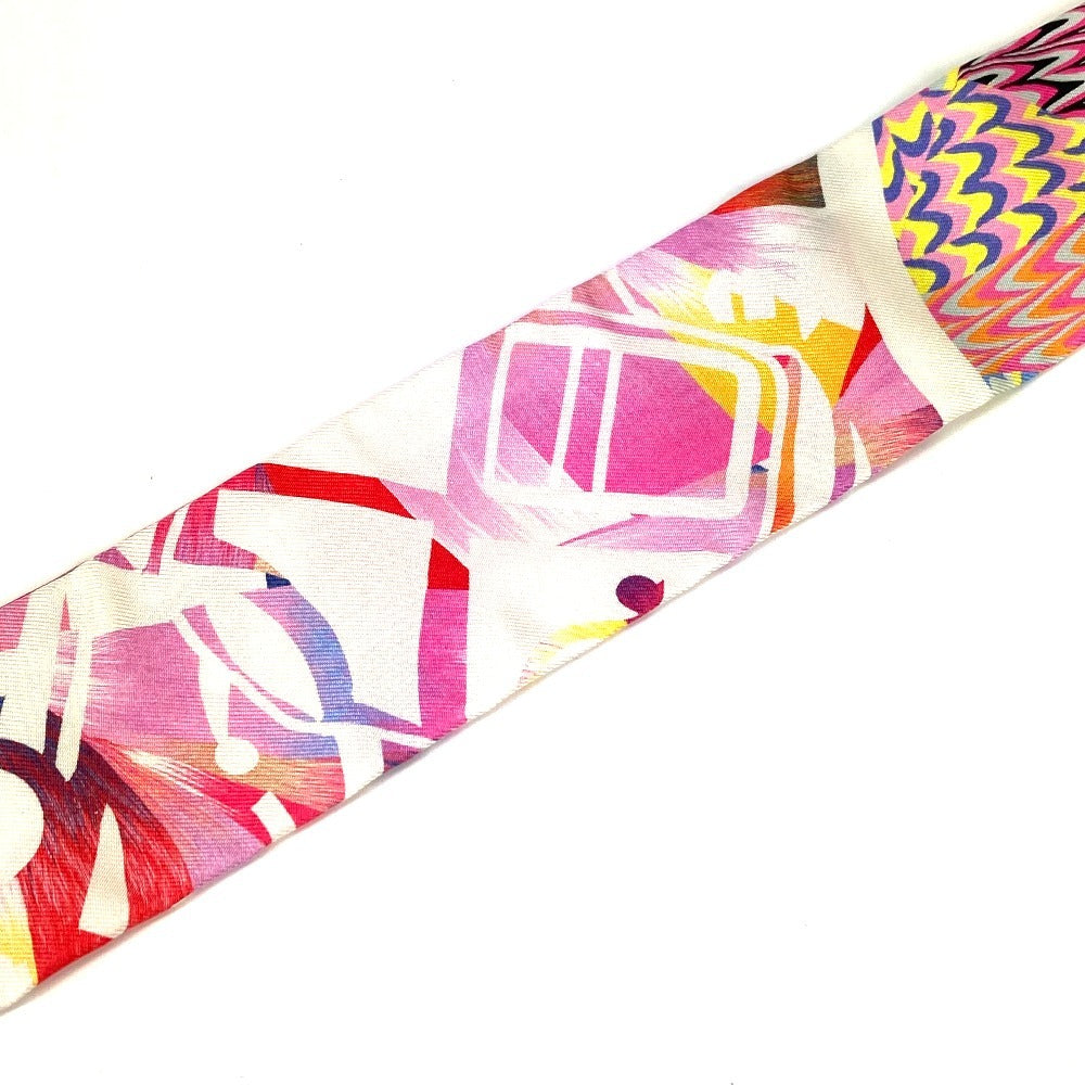 HERMES scarf silk pink 2022 limited model Kyoto Marble Twilly Twilly