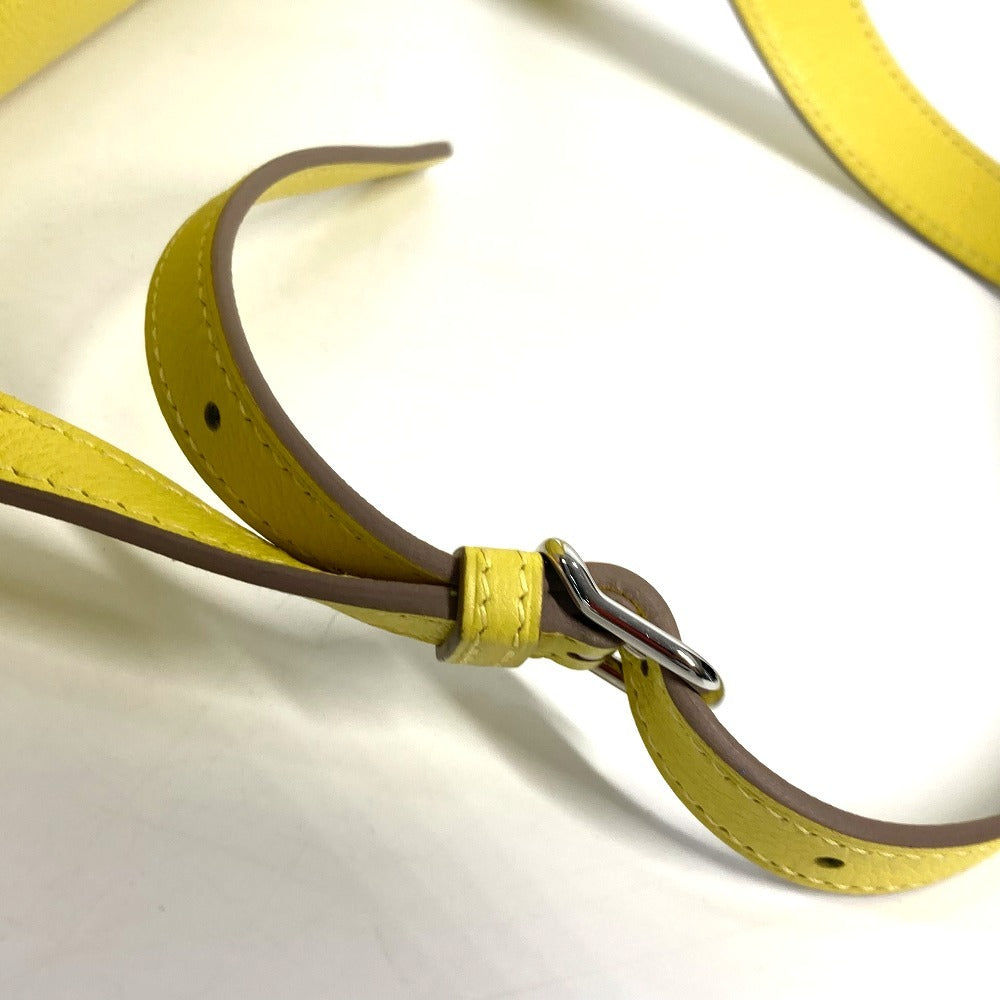 HERMES Backpack leather yellow Sac A Dos GR24