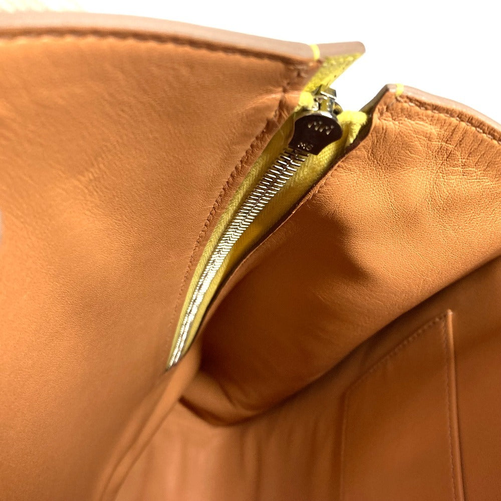HERMES Backpack leather yellow Sac A Dos GR24