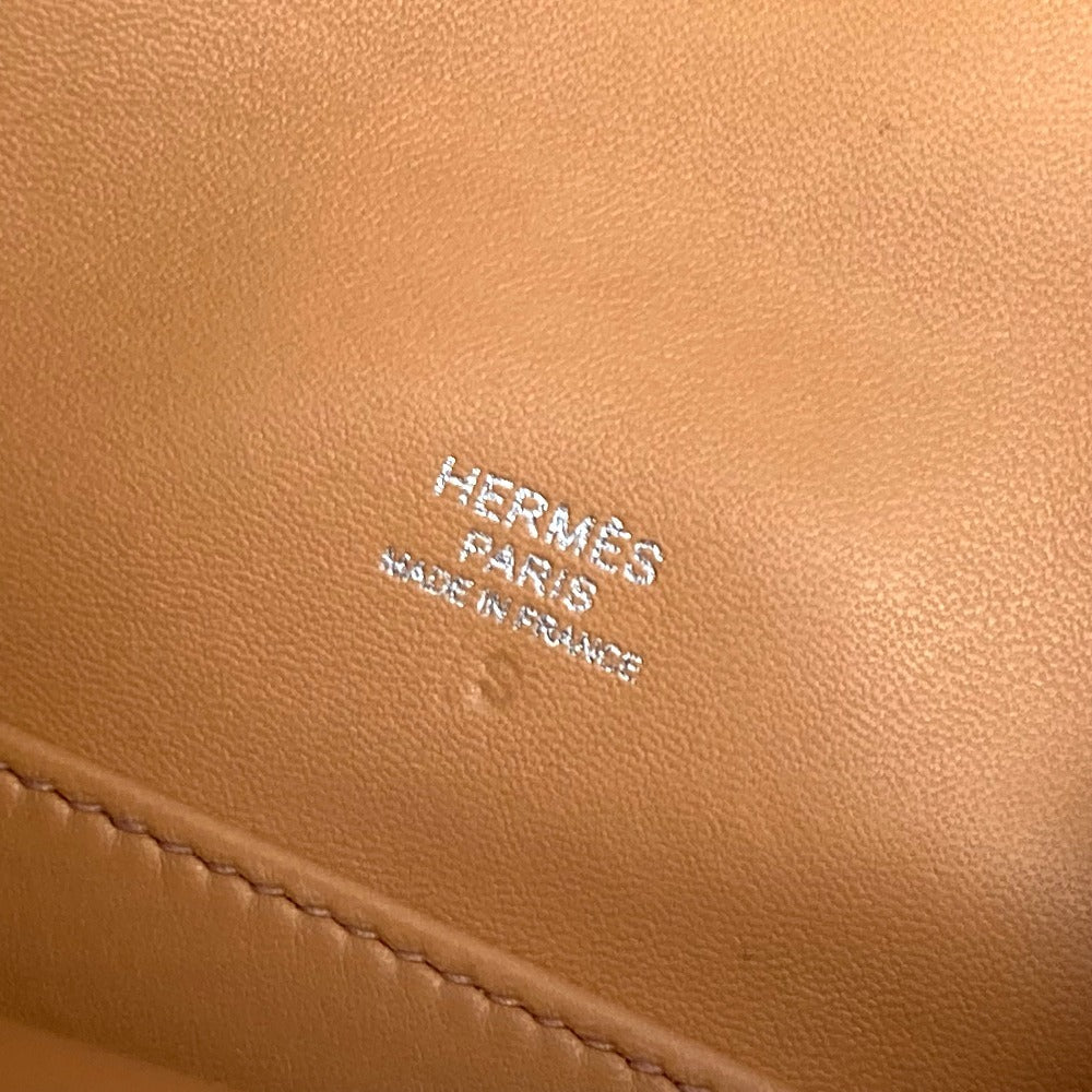 HERMES Backpack leather yellow Sac A Dos GR24