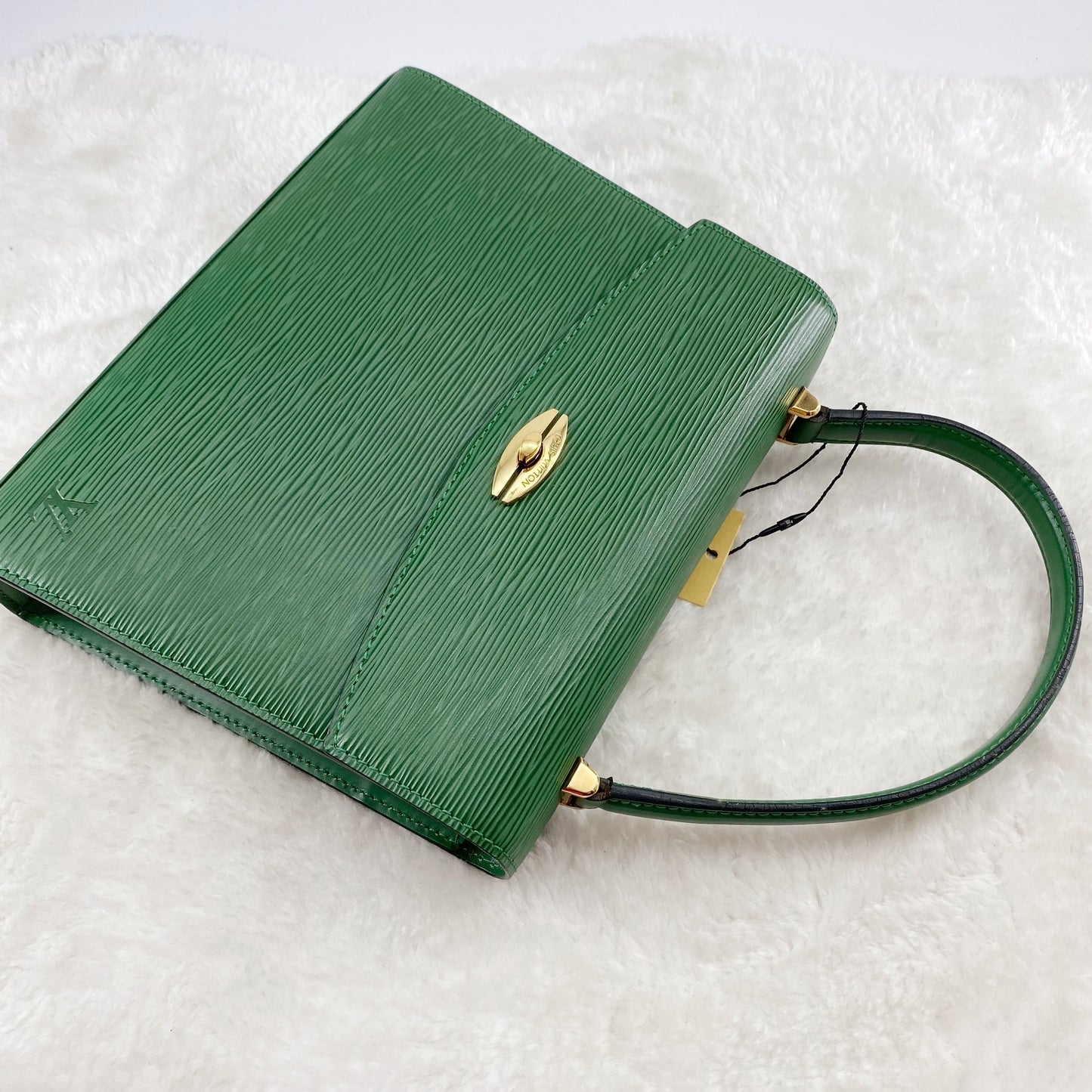 Louis Vuitton Green Leather Marlesherbes Bag